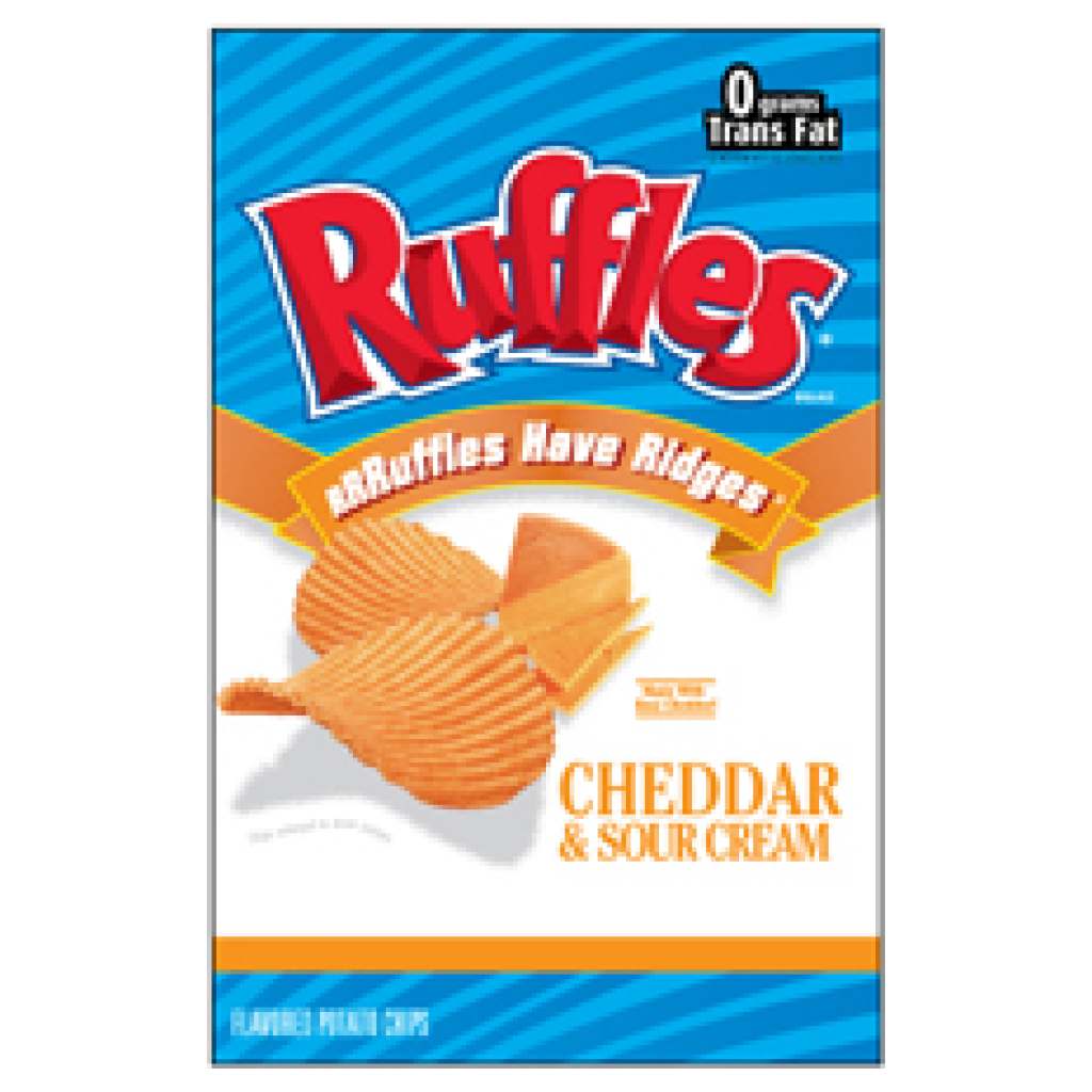 Ruffles Cheddar N Sour Cream 1 Oz 104 Ct Vendors Source Inc